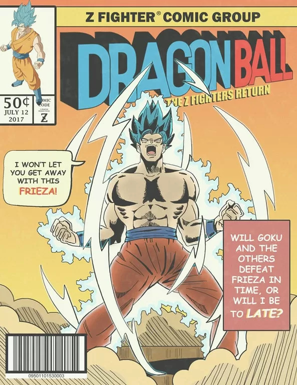 Desenho em quadrinhos que eu fiz  Dragon Ball Super Oficial™ㅤ Amino